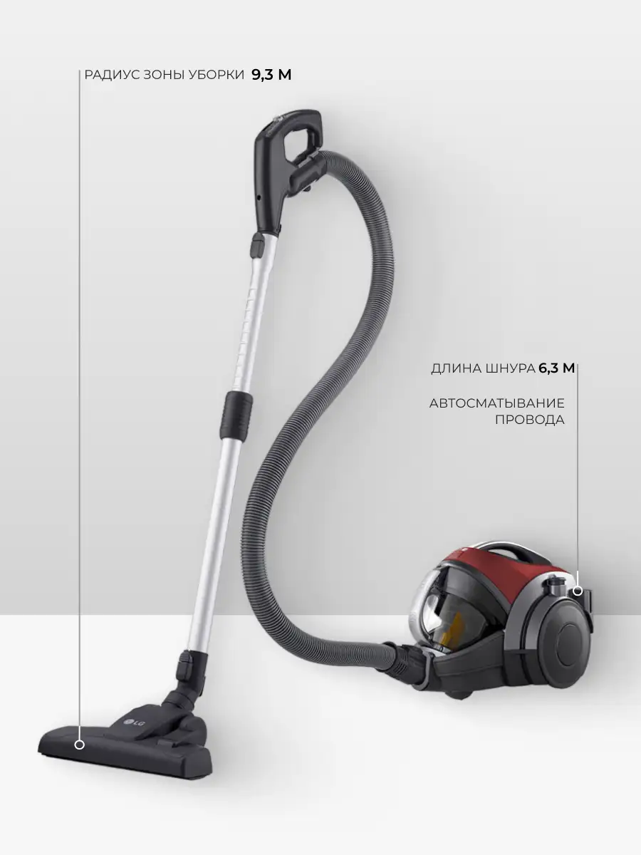 Пылесос LG VC83209UHA - фото 10