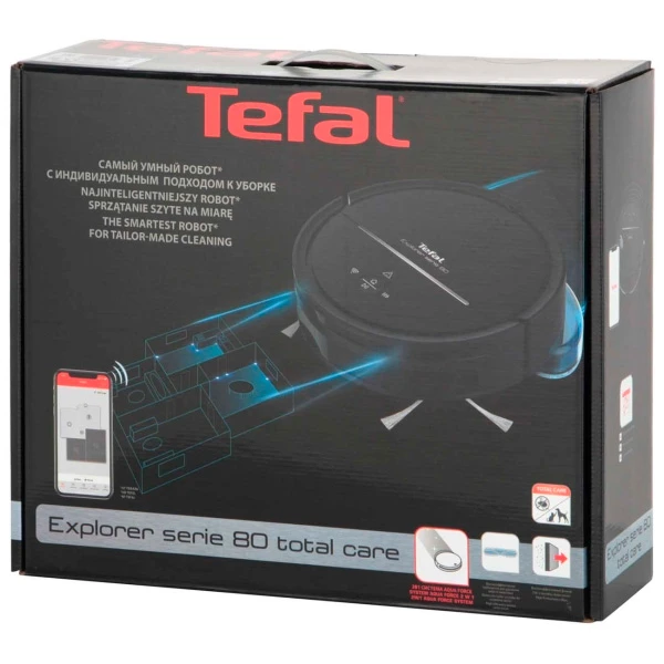 Робот-пылесос Tefal Explorer S80 RG 7765 WH Black - фото 9