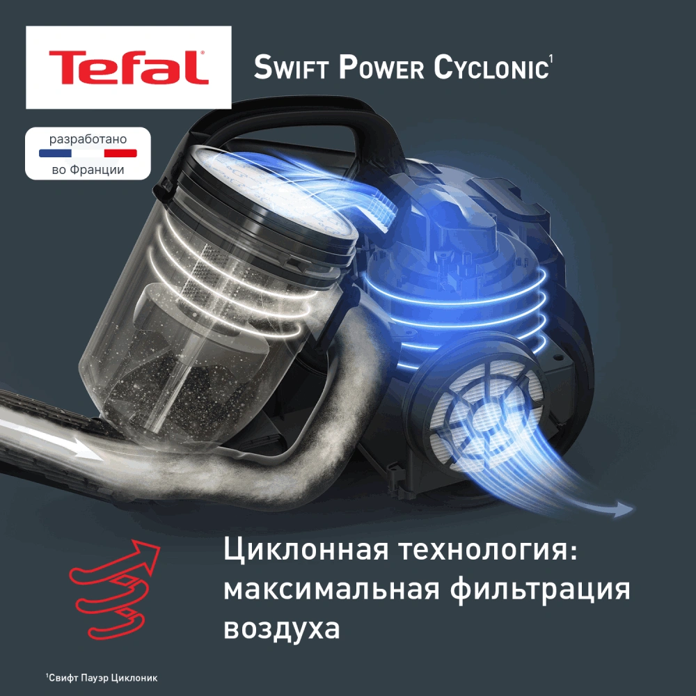 Пылесос Tefal Swift Power Cyclonic TW2971EA - фото 4
