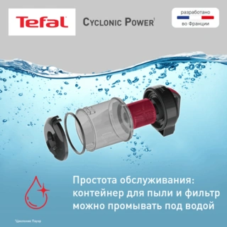 Пылесос Tefal Cyclonic Power TW1923RH
