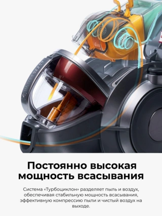 Пылесос LG VC73189NHTS - фото 5