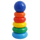 Пирамидка, 5 колец с шаром  - фото 3