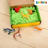 Развивающий набор: животные и кинетический песок «Домашние животные»  - фото 2