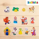 Развивающая игра с прищепками «Любимые сказки»  - фото 3