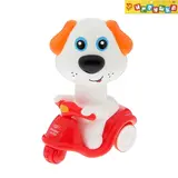 Игрушка "Весёлые звери на мото", МИКС, приходит в движение от нажатия на животное 