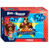 Пазл Step Puzzle Пазлы "Маша и медведь", сет. 54 эл.