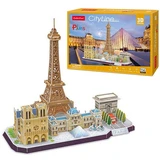 Пазл CubicFun Достопримечательности Парижа