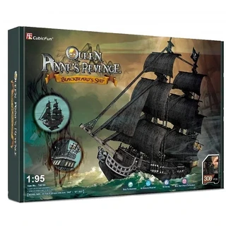 Пазл CubicFun Корабль Месть королевы Анны (T4018h) 