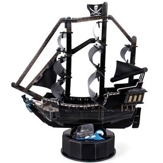 Пазл CubicFun Корабль Месть Королевы Анны (T4035h)