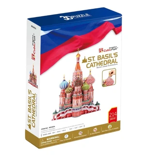 Пазл CubicFun Собор Василия Блаженного (Россия) MC093h