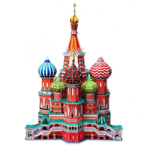 Пазл CubicFun Собор Василия Блаженного (Россия) MC093h - фото 2