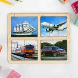 Разрезные картинки «Транспорт» 