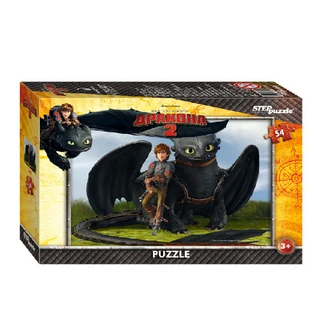 Пазл Step Puzzle , Драконы (DreamWorks) 54эл.
