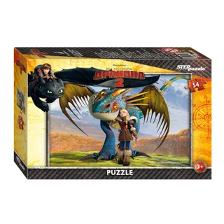 Пазл Step Puzzle , Драконы (DreamWorks) 54эл.