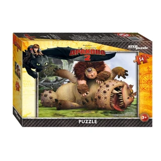 Пазл Step Puzzle , Драконы (DreamWorks) 54эл.