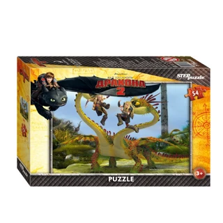 Пазл Step Puzzle , Драконы (DreamWorks) 54эл.