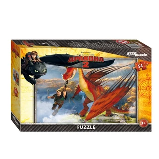 Пазл Step Puzzle , Драконы (DreamWorks) 54эл.