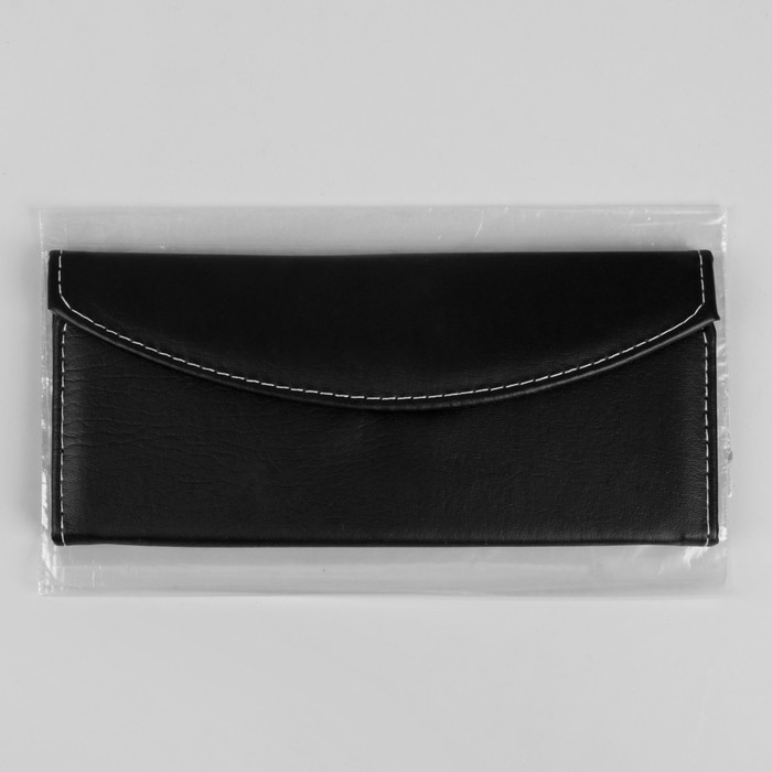 Чехол для парикмахерских ножниц, на кнопке, 22 × 9,5 см, цвет чёрный 