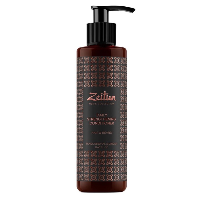 Бальзам-кондиционер для волос и бороды Zeitun «Укрепляющий» для мужчин, 250 мл 