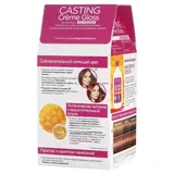 Краска для волос L'Oreal Casting Creme Gloss, без аммиака, тон 724, Карамель 