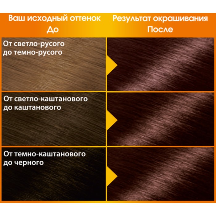 Краска для волос Garnier Color Naturals, тон 3.23, тёмный шоколад 