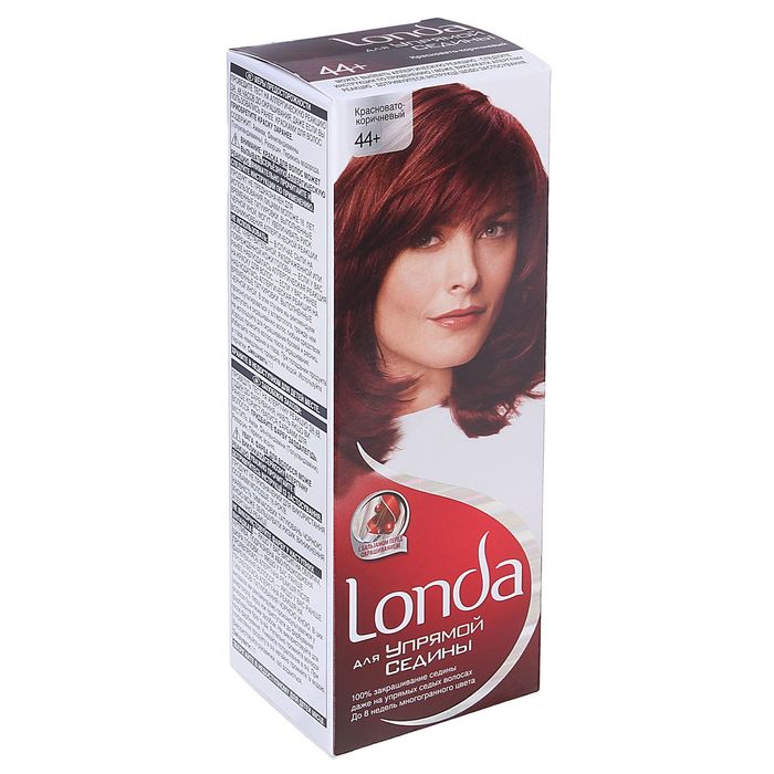 Крем-краска для волос LONDA "Для упрямой седины", тон 44, "Красно-коричневый" 