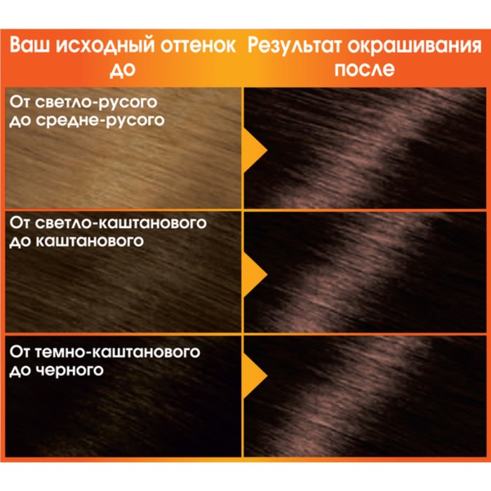 Краска для волос Garnier Color Naturals, тон 4,15, морозный каштан 