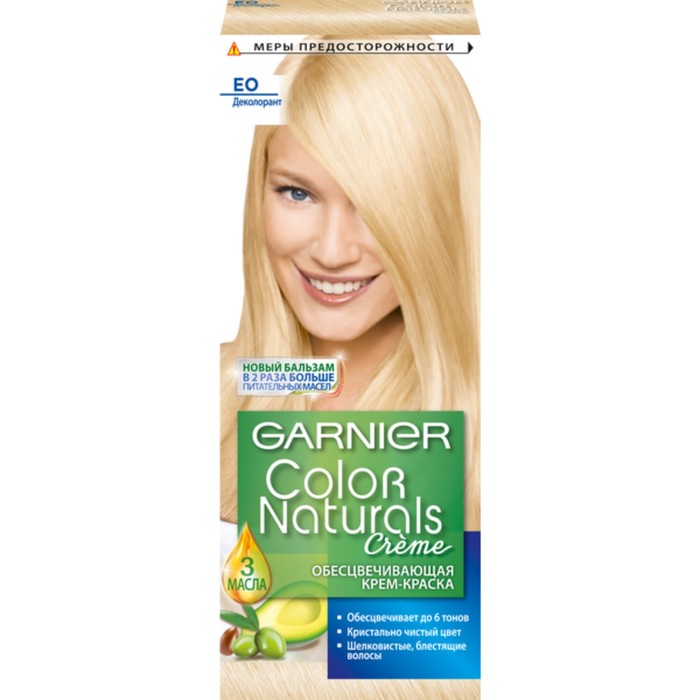 Краска для волос Garnier Color Naturals, E0, супер блонд 