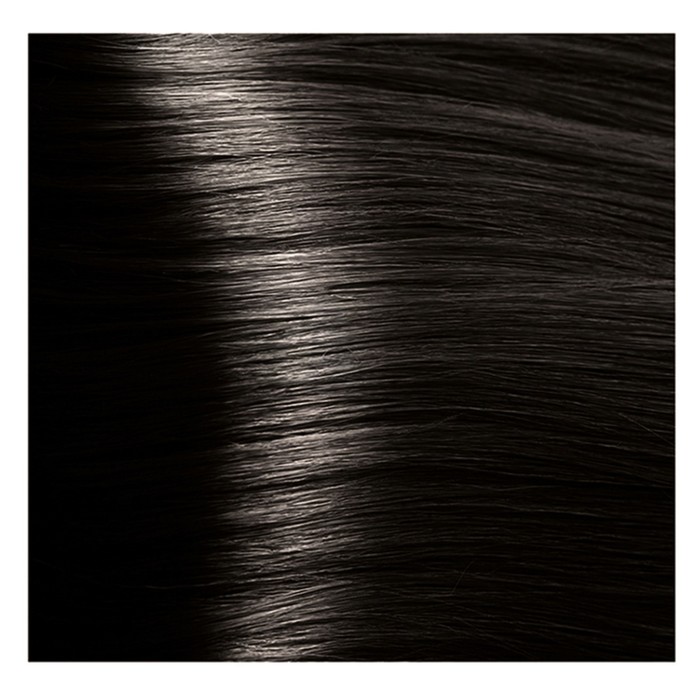 Крем-краска для волос Kapous с гиалуроновой кислотой, 4.00 Коричневый интенсивный, 100 мл 