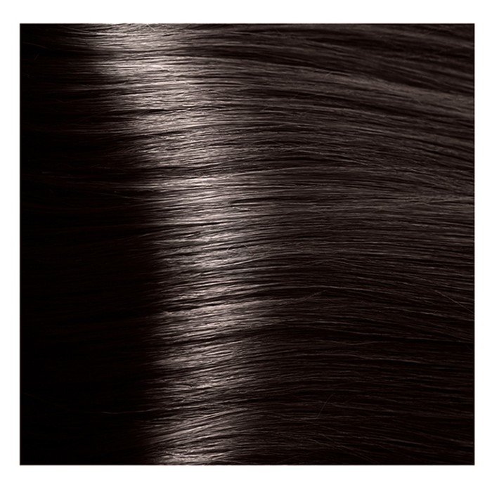 Крем-краска для волос Kapous с гиалуроновой кислотой, 3.0 Темно-коричневый, 100 мл 