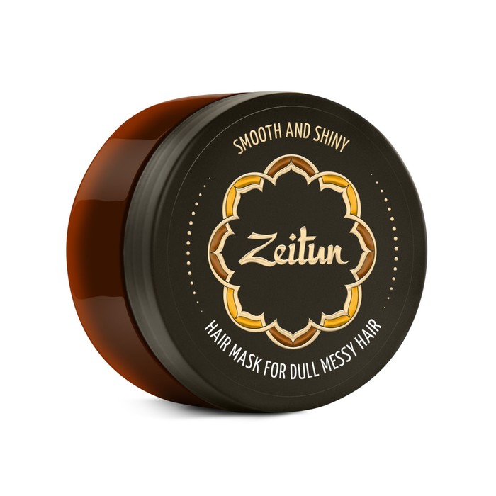 Маска Zeitun «Гладкость и блеск», для тусклых, пористых, путающихся волос, с пептидами шёлка и эфирным маслом бей, 200 мл 