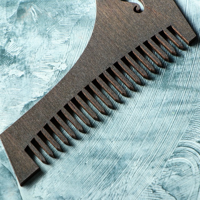 Расческа деревянная "Стиль", для оформления бороды и усов 