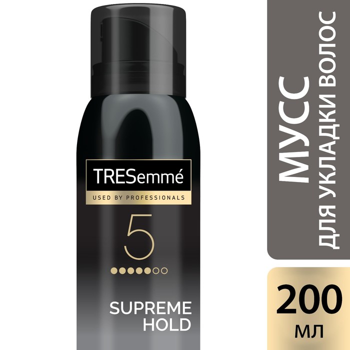 Мусс для укладки волос Tresemme сильная фиксация, 200 мл 