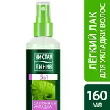 Легкий лак для укладки волос Чистая линия Термозащита, 160 мл  - фото 3