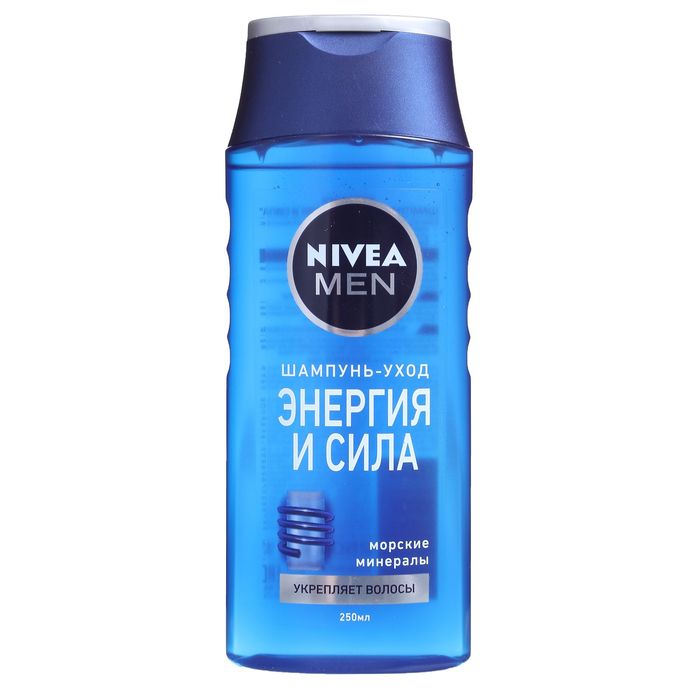 Шампунь Nivea for Men «Энергия и сила» с морскими минералами, для нормальных волос, 250 мл 