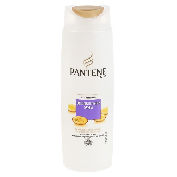 Шампунь для волос Pantene «Дополнительный объём», для тонких волос, 250 мл 