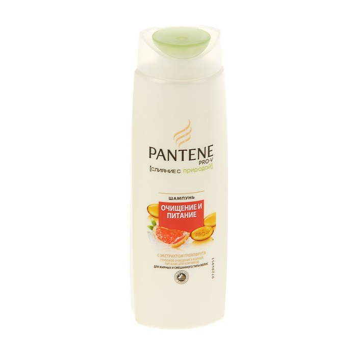 Шампунь для волос Pantene Слияние с природой «Очищение и питание», 250 мл 