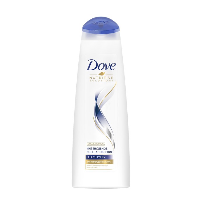 Шампунь для волос Dove Nutritive Solutions «Интенсивное восстановление» для повреждённых волос, 380 мл 