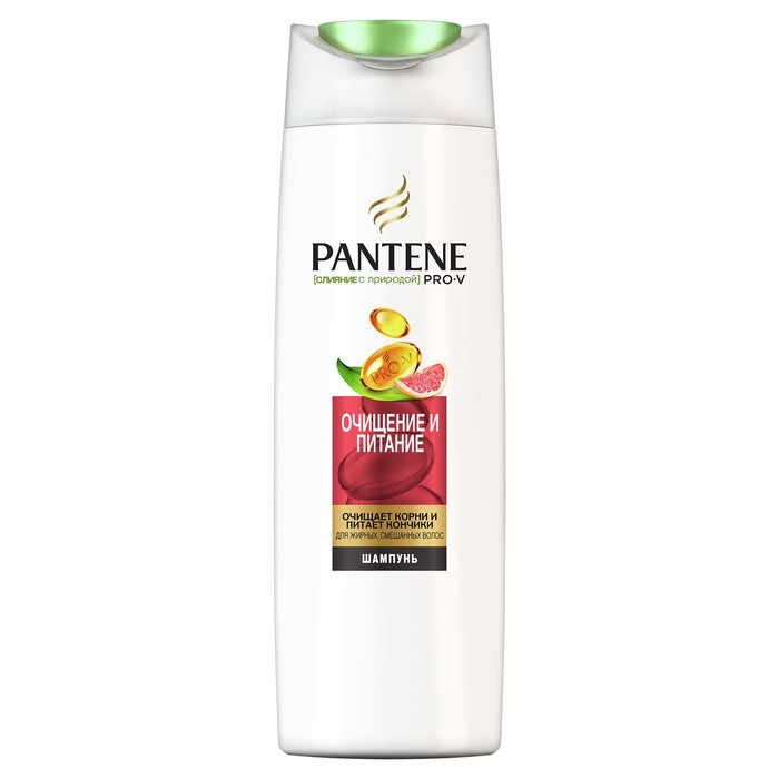 Шампунь для волос Pantene Слияние с природой «Очищение и питание», 400 мл 