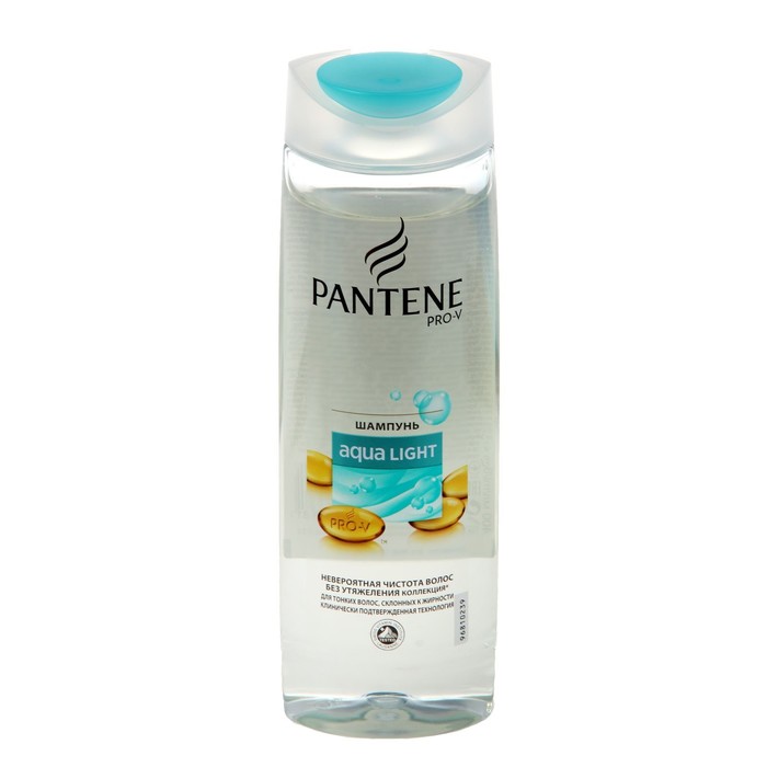 Шампунь для волос Pantene Aqua Light, для жирных волос, 400 мл 