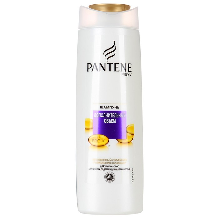 Шампунь для волос Pantene «Дополнительный объём», для тонких волос, 400 мл 