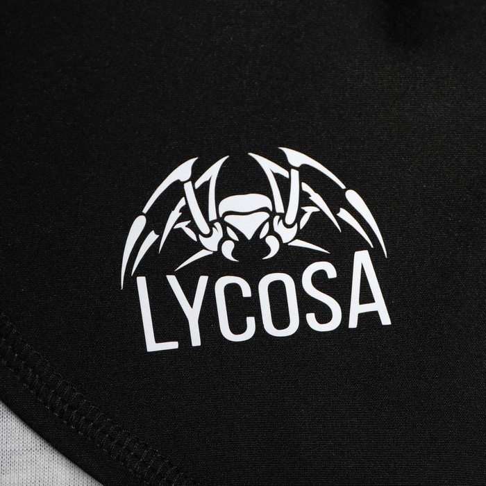Подшлемник LYCOSA WINDSTOPPER+ VISCOSE BLACK с ветрозащитой шеи, размер S, M 