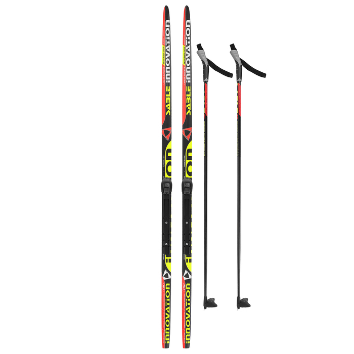 Комплект лыжный БРЕНД ЦСТ 160/120 (+/-5 см), крепление NNN, цвет МИКС 