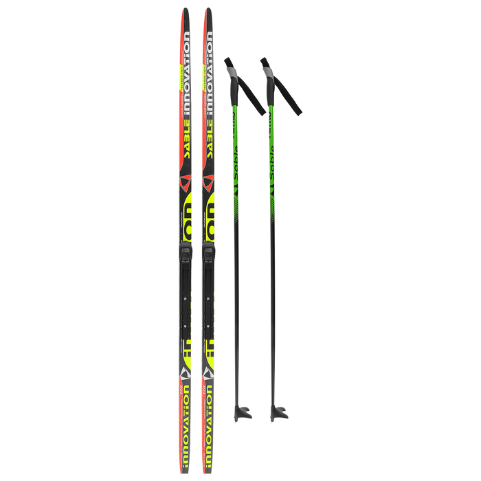 Комплект лыжный БРЕНД ЦСТ Step, 170/130 (+/-5 см), крепление NNN, цвет МИКС 