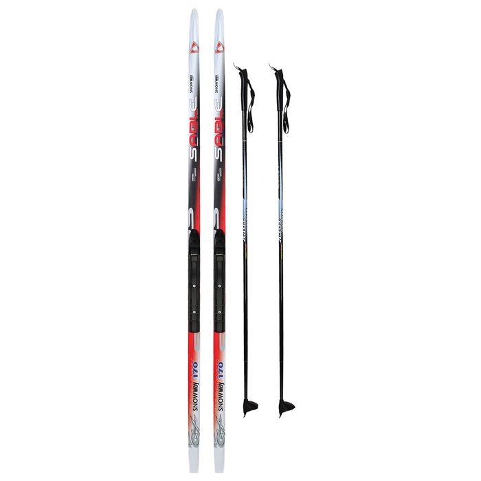 Комплект лыжный БРЕНД ЦСТ Step, 170/130 (+/-5 см), крепление NNN, цвет МИКС 