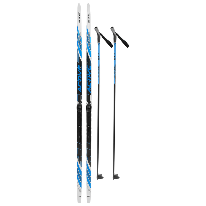 Комплект лыжный БРЕНД ЦСТ (Step, 185/145 (+/-5 см), крепление: SNS), цвета МИКС 