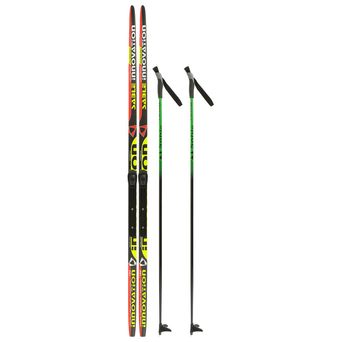 Комплект лыжный БРЕНД ЦСТ 180/140 (+/-5 см), крепление NNN, цвет МИКС 