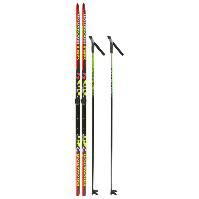 Комплект лыжный БРЕНД ЦСТ 190/150 (+/-5 см), крепление NNN, цвет микс 