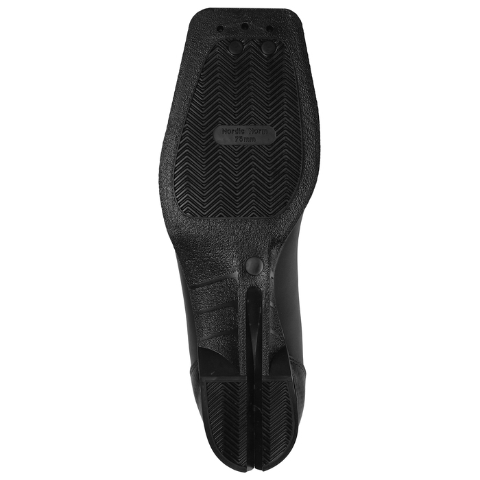 Ботинки лыжные TREK Soul NN75 ИК, цвет чёрный, лого серый, размер 42 
