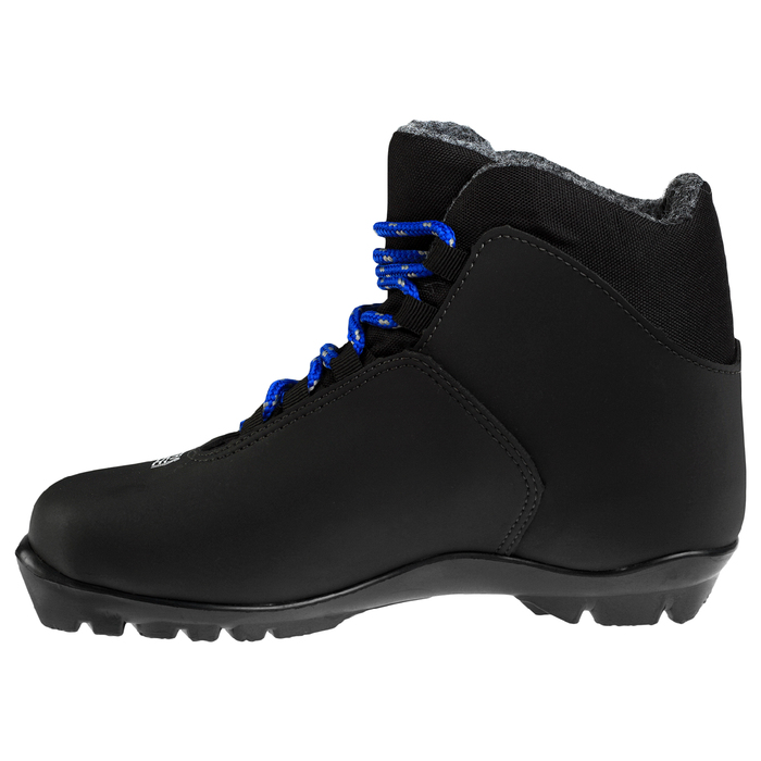 Ботинки лыжные TREK Level 3 NNN ИК, цвет чёрный, лого синий, размер 38 